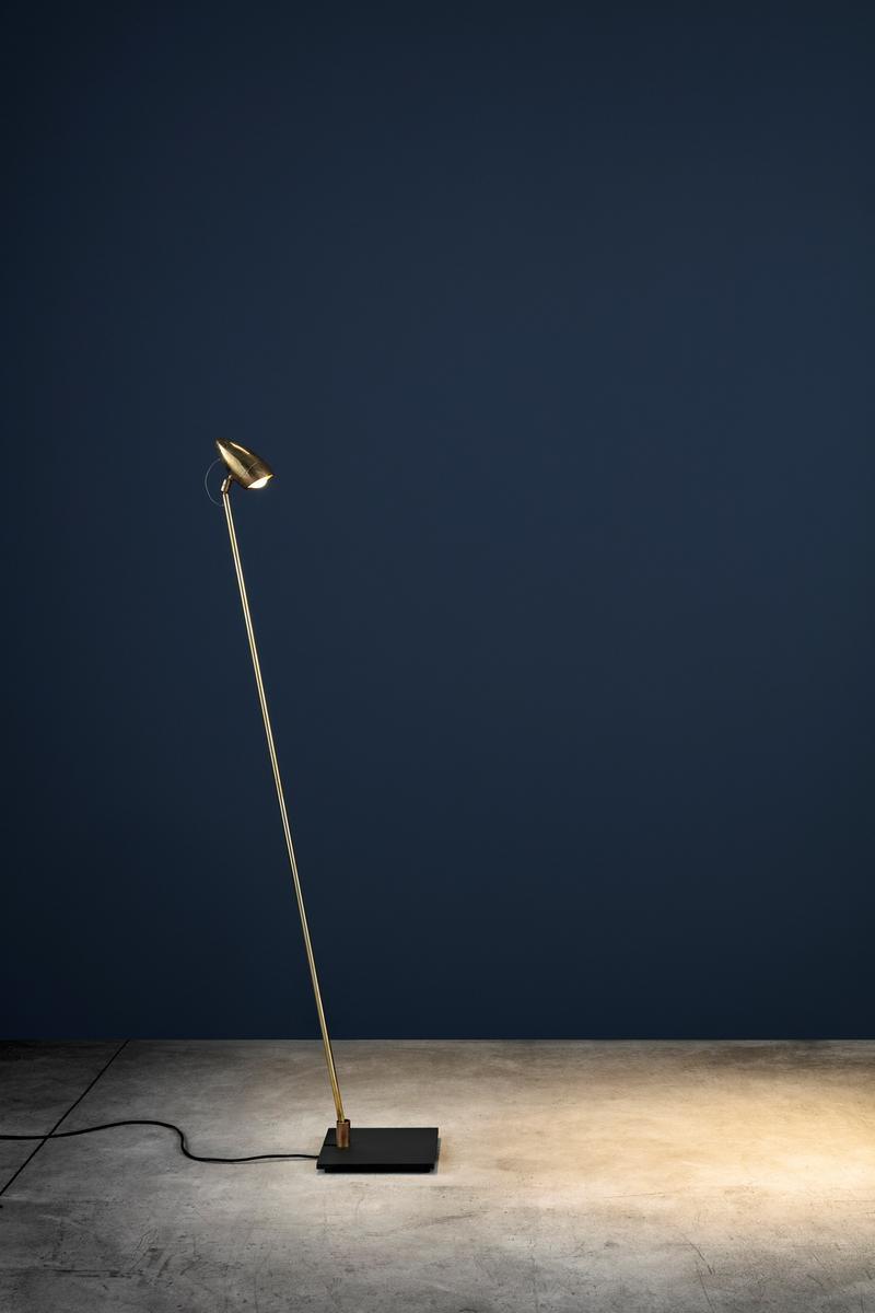 LED brass floor lamp | Cicloitalia F by Catellani & Smith
