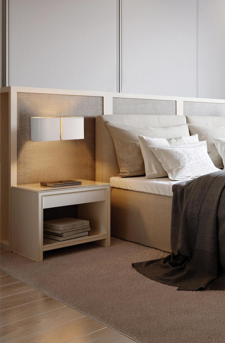 Metal wall light | Duos by Contardi