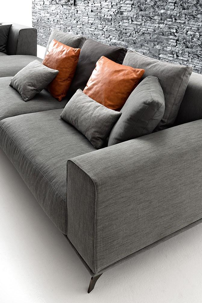 Sectional fabric sofa | Dalton Soft by Ditre Italia
