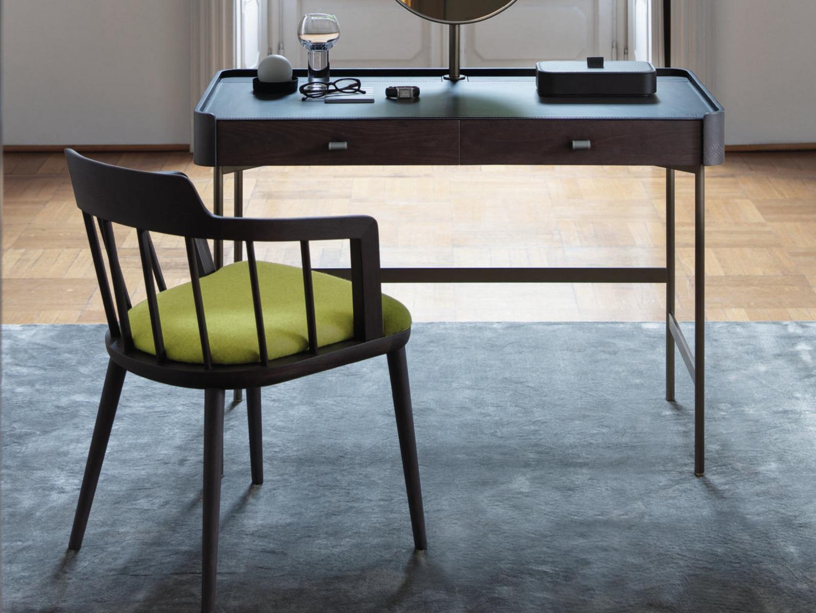 Ash chair with armrests | Tiara by Porada