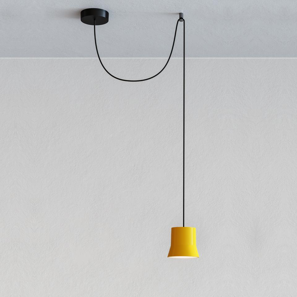 LED direct light aluminium pendant lamp | Giò Light Decentrata by Artemide