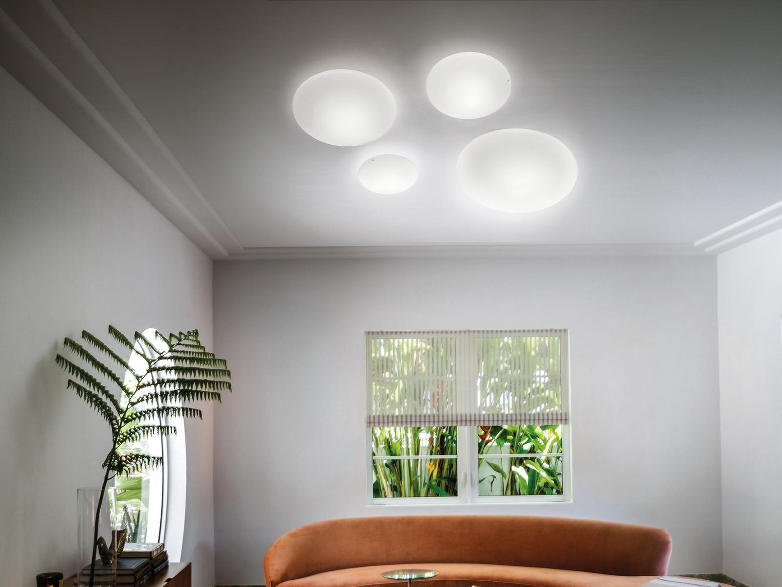 Blown glass wall lamp / ceiling lamp | Saba Pp by Vistosi