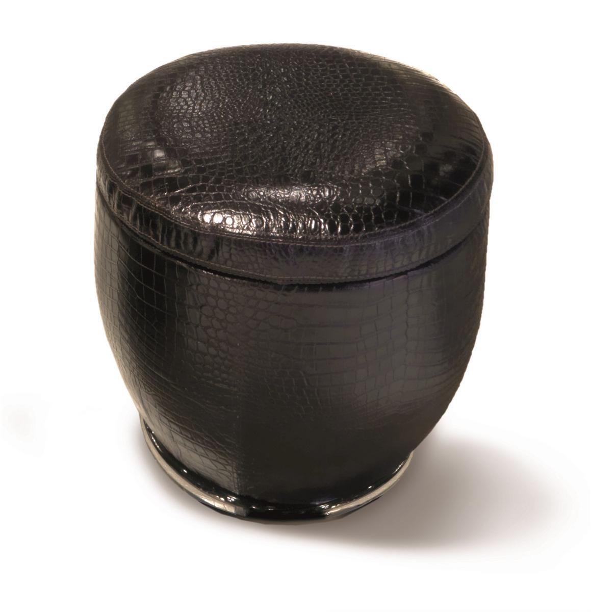 Round fabric pouf | Godwin by Longhi