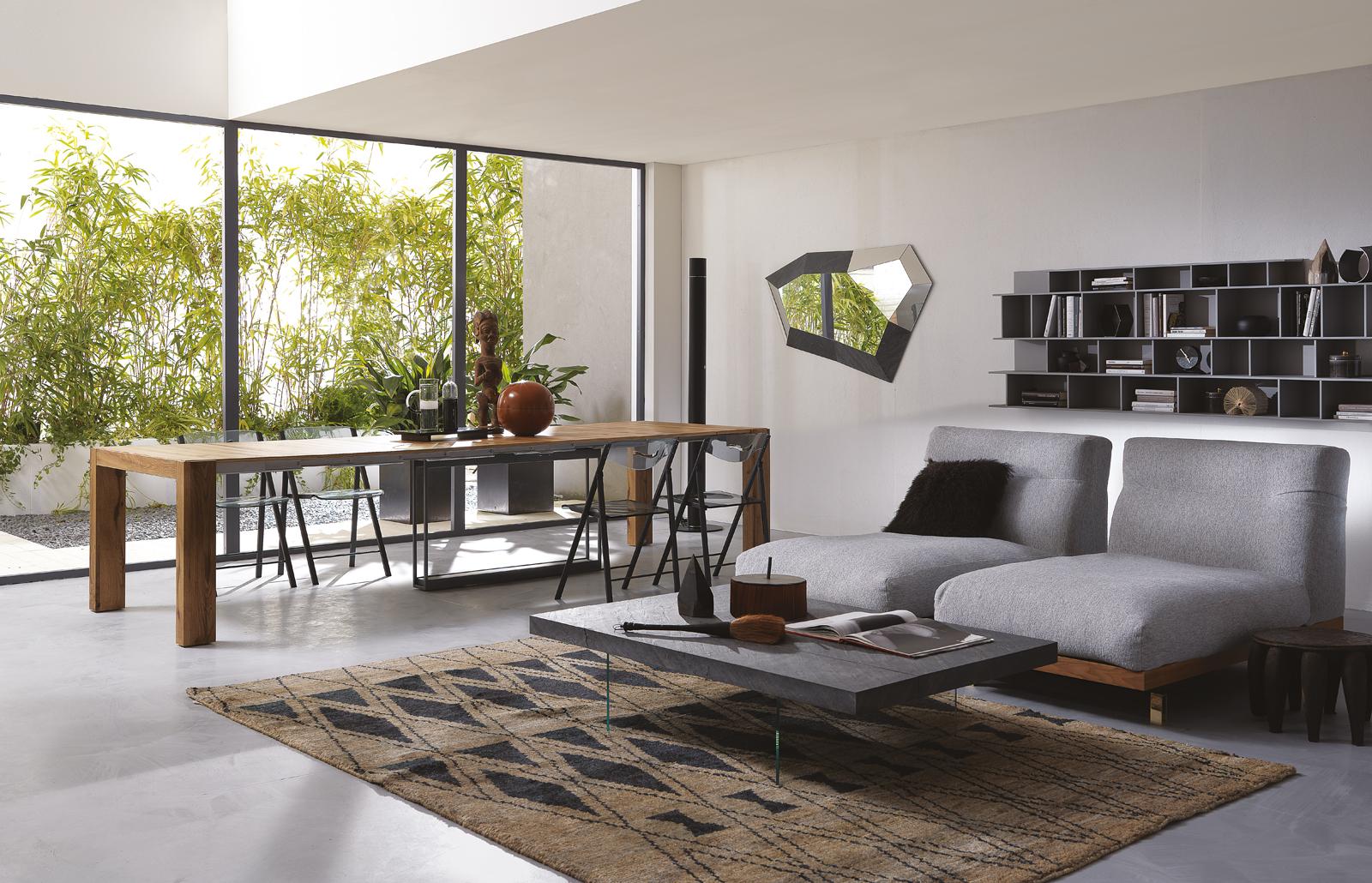 Wall-mounted modular bookcase | Byblos by Ozzio Italia