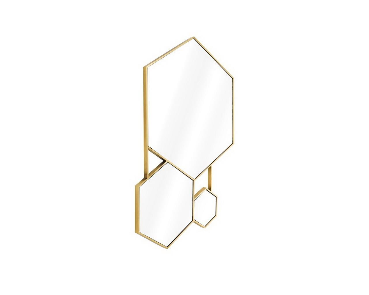 Square metal mirror | Hexa by Eichholtz