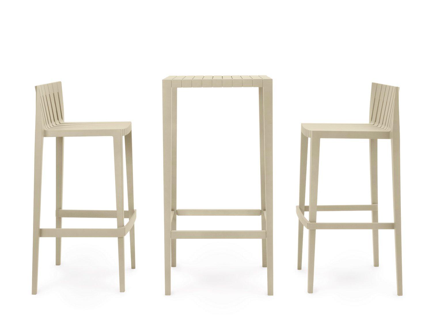 Square polypropylene high table | Spritz by Vondom