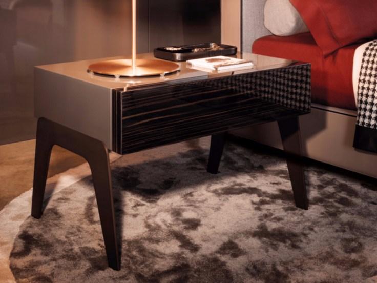 Bedside table | Kirk Nightstand by Minotti