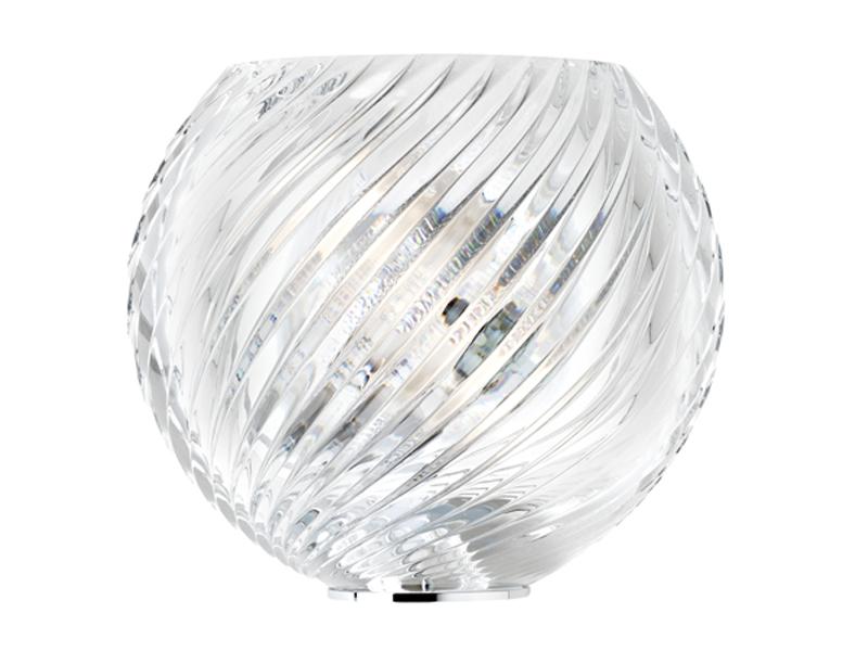 Crystal wall light | Diamond Swirl by Fabbian