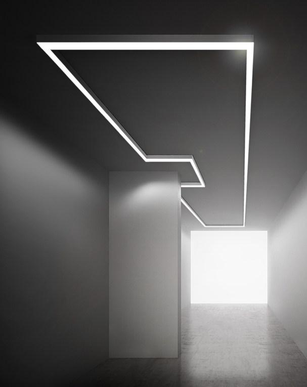 Extruded aluminium linear lighting profile | Brooklyn Out by Panzeri