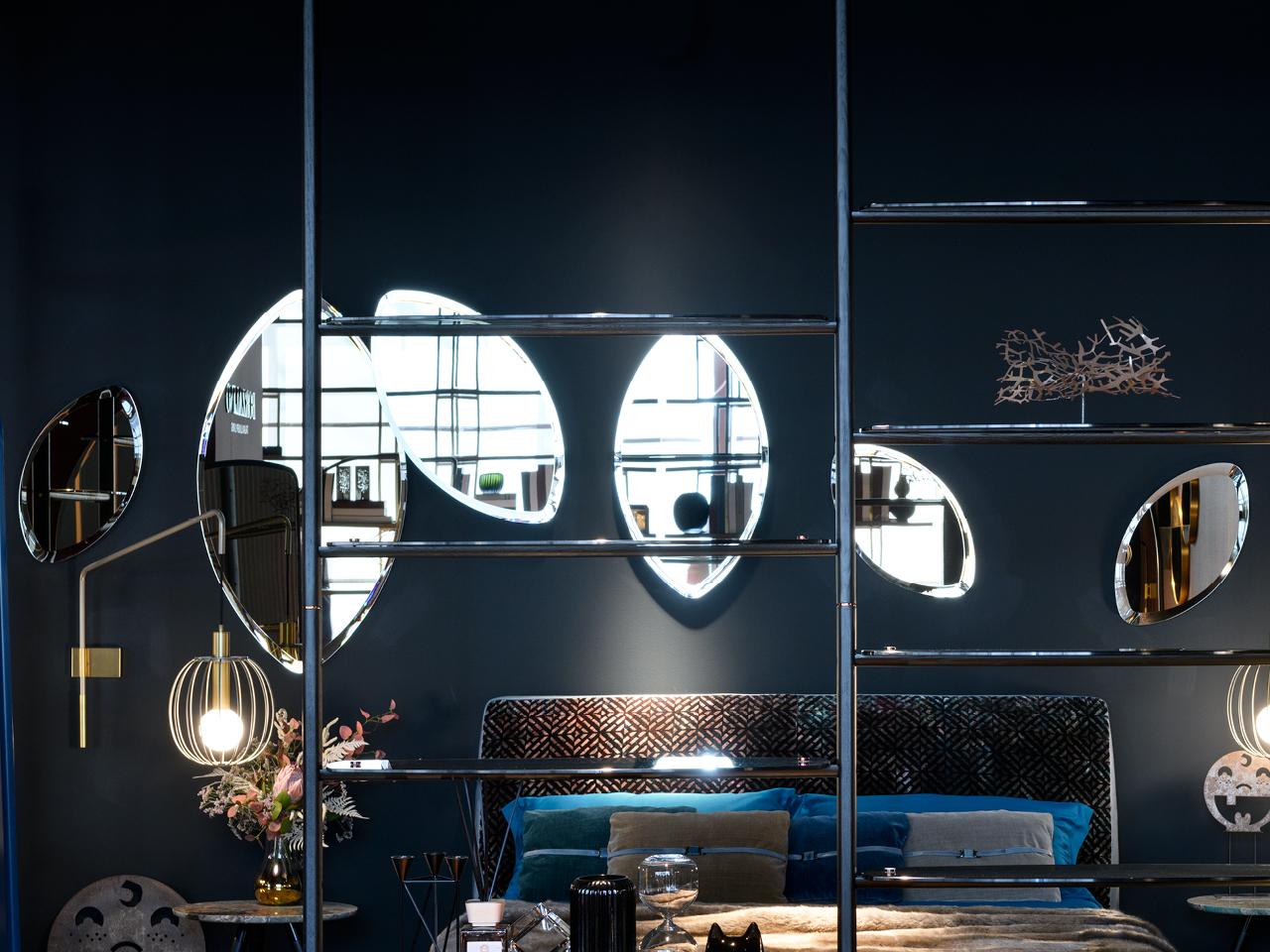 Wall-mounted mirror | Marquise by Borzalino