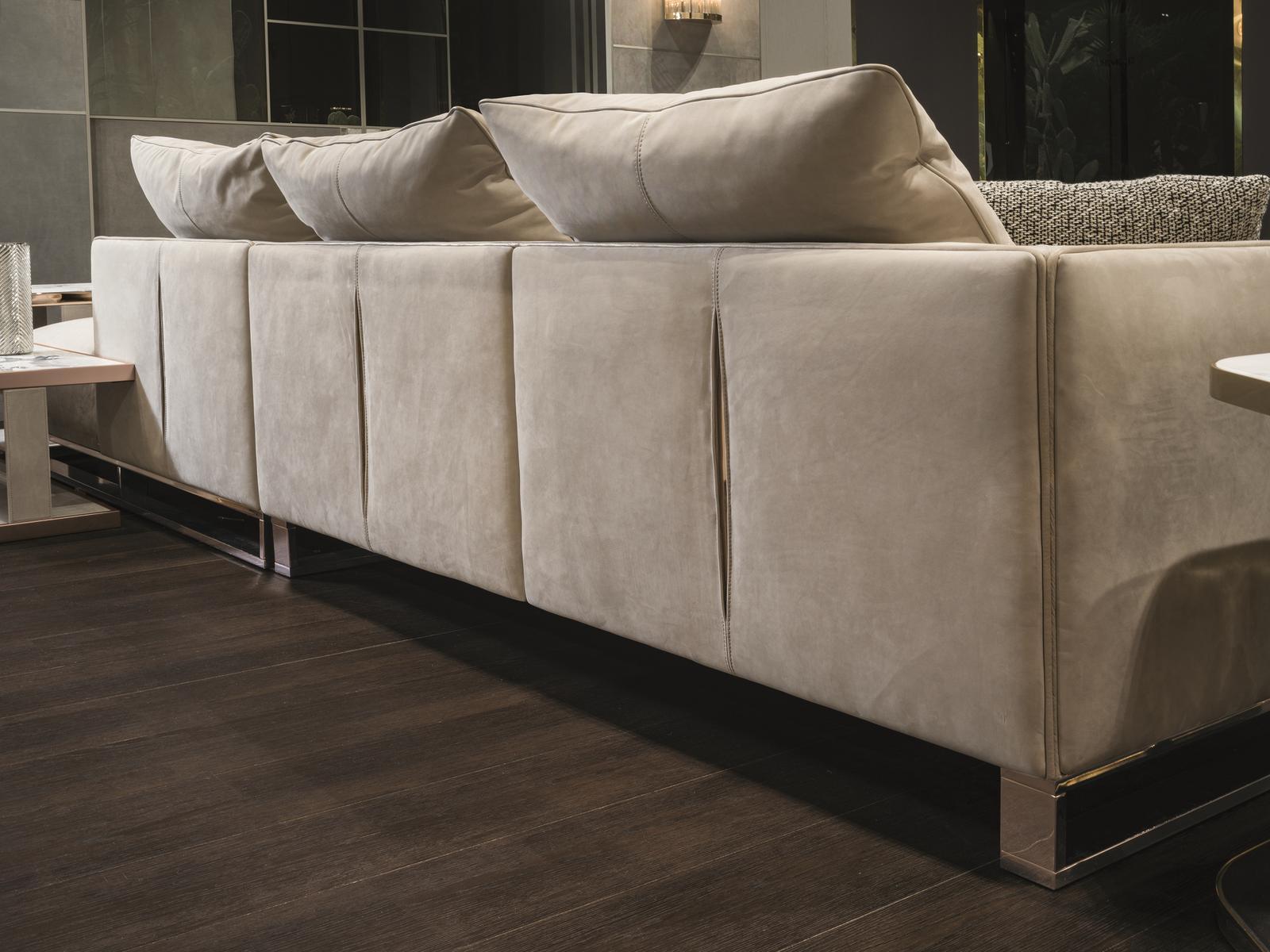 Sectional fabric sofa | Fold by Longhi