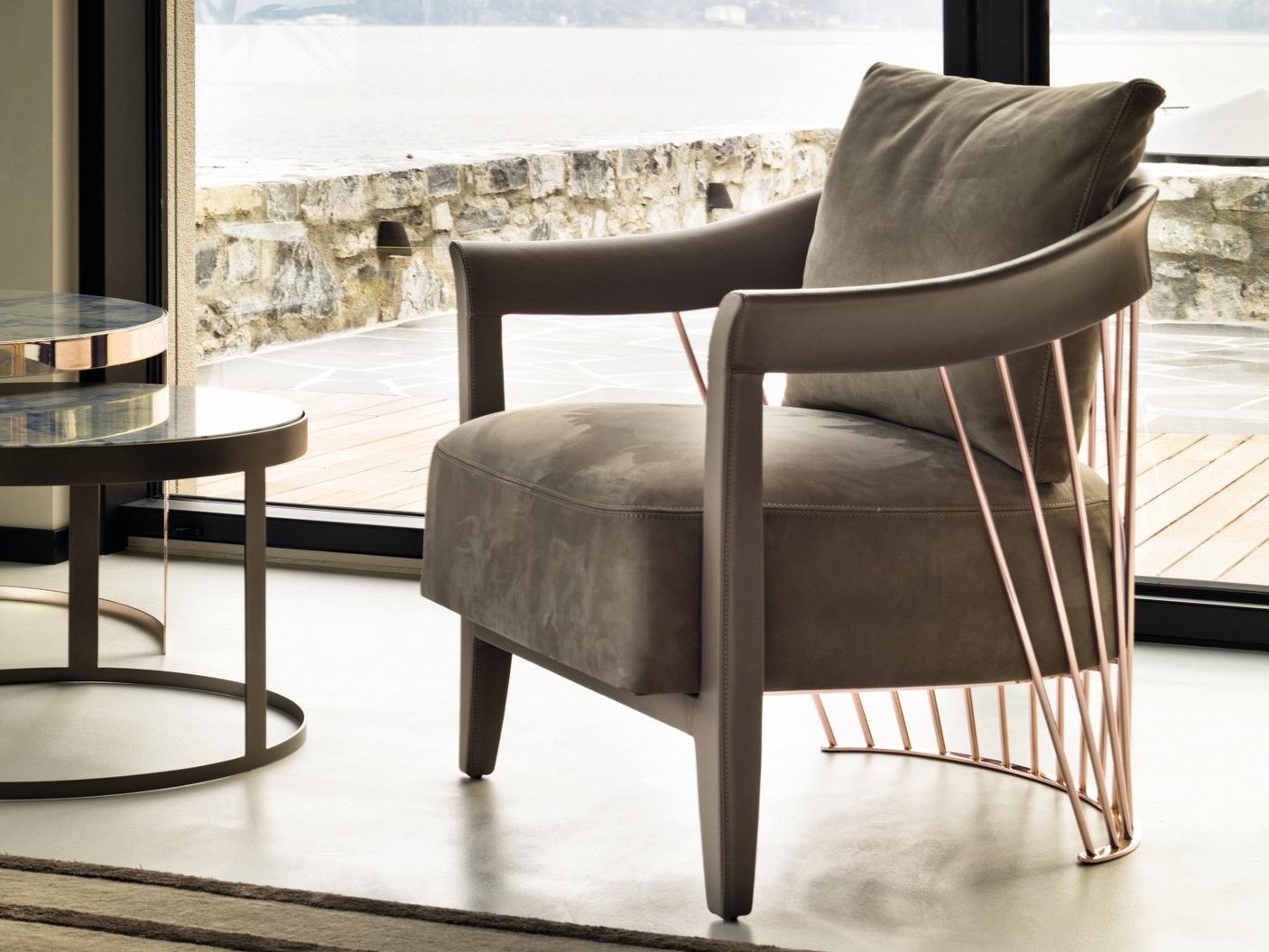 Fabric armchair | Dorothy by Longhi