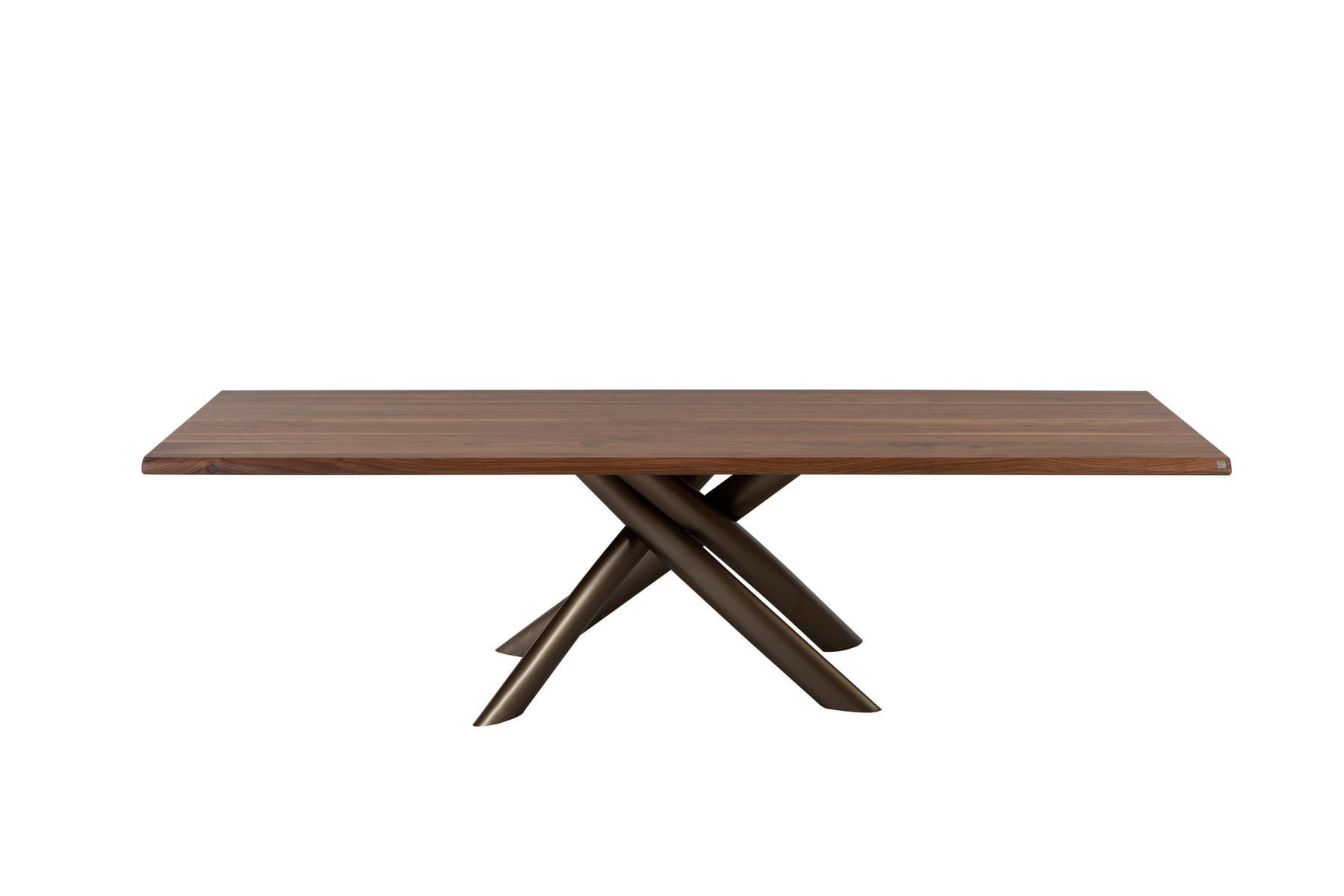 Rectangular walnut table | Style by Tonin Casa