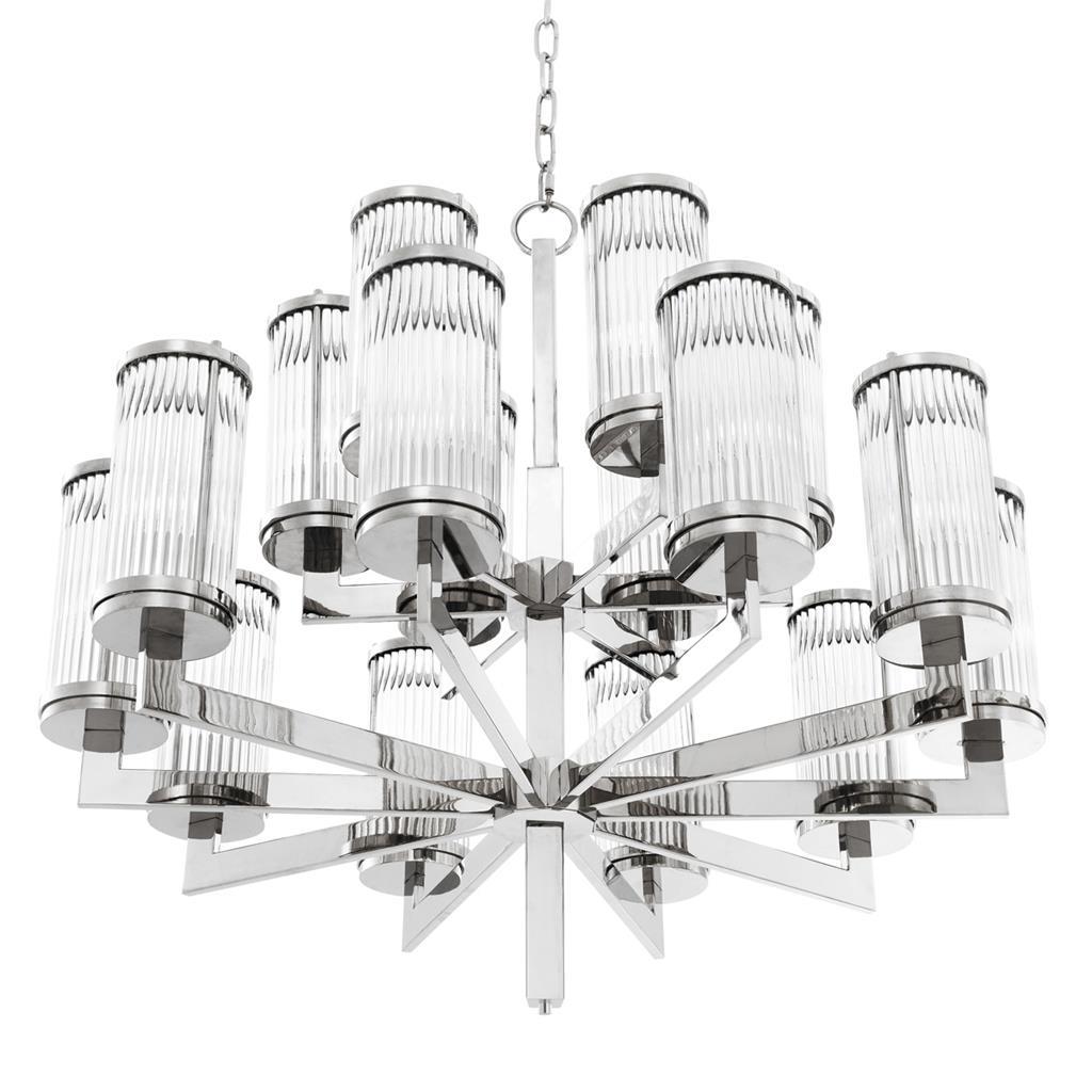 Metal pendant lamp | Claridges by Eichholtz