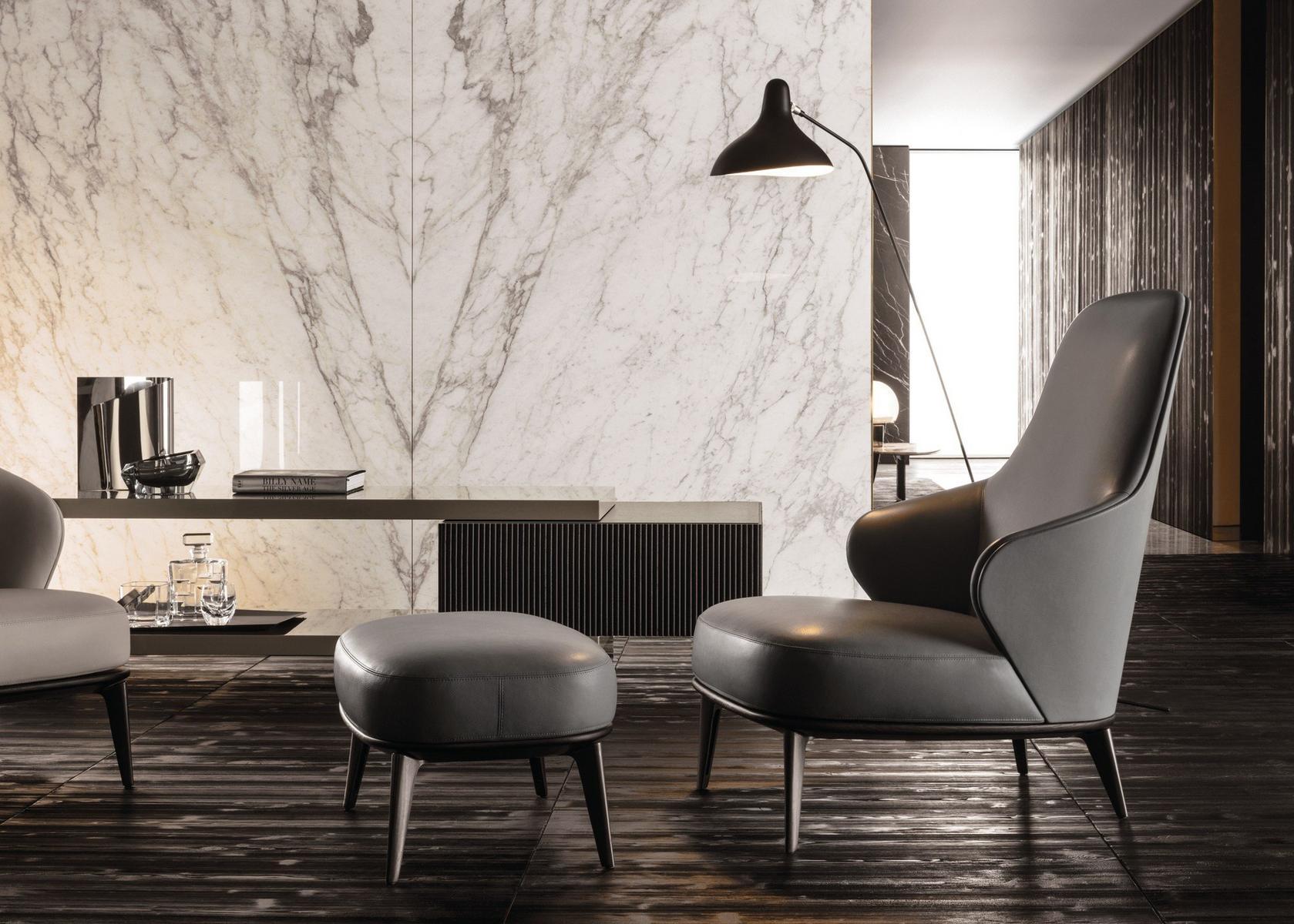 Armchair | Leslie Armchairs by Minotti