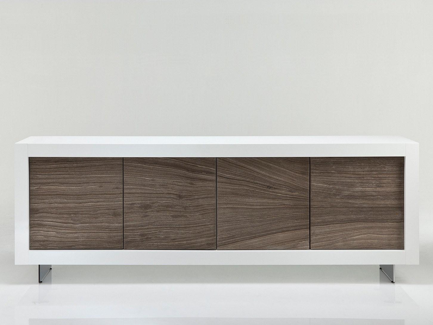 Wooden sideboard with doors | Picasso - Pietra by Riflessi