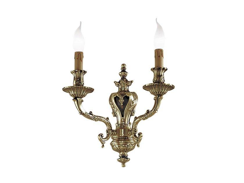 Antique Brass wall light | Brad 1167/a2 by Possoni Illuminazione