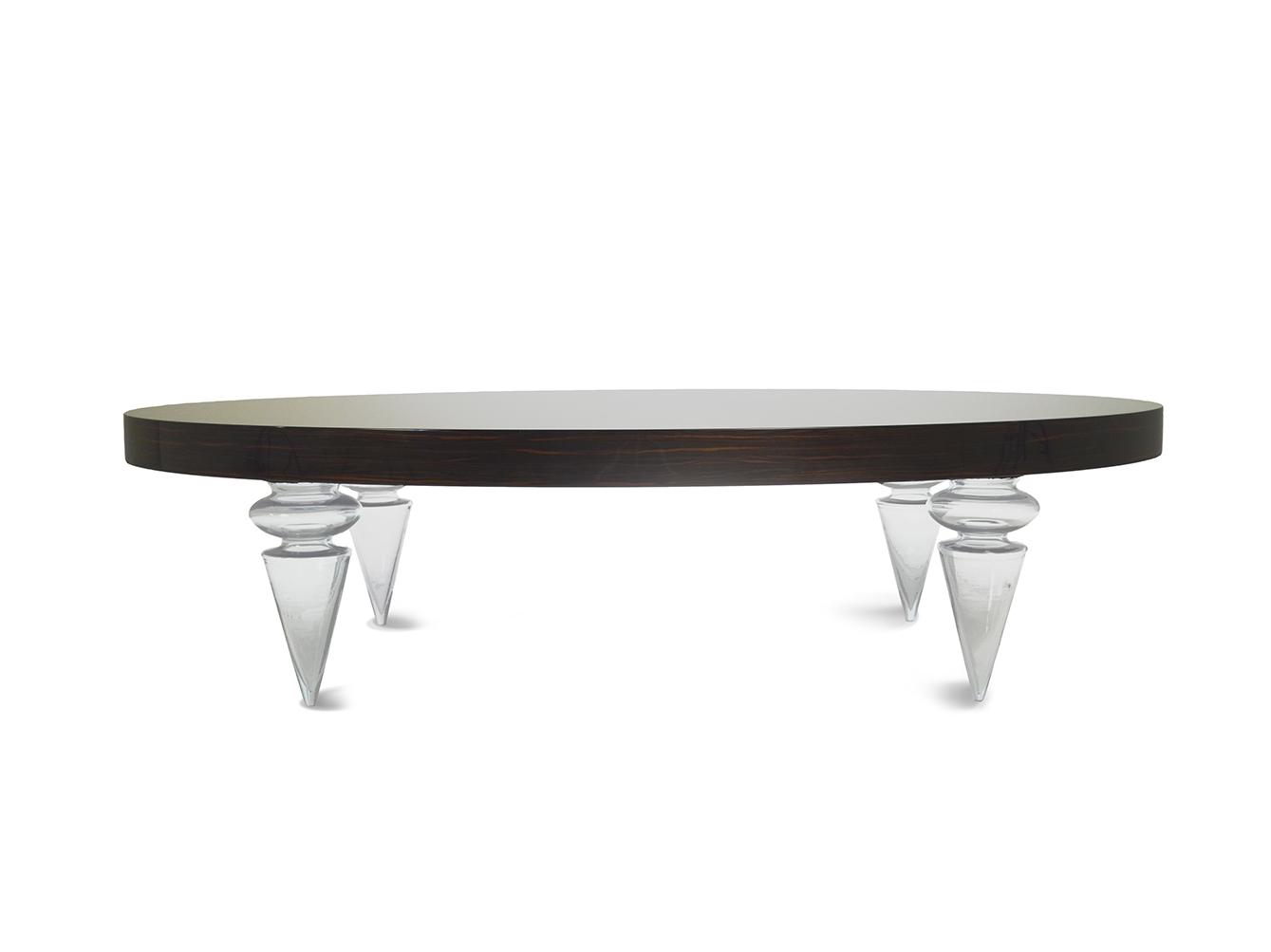 Round wooden coffee table | Gran Canal Special by Reflex