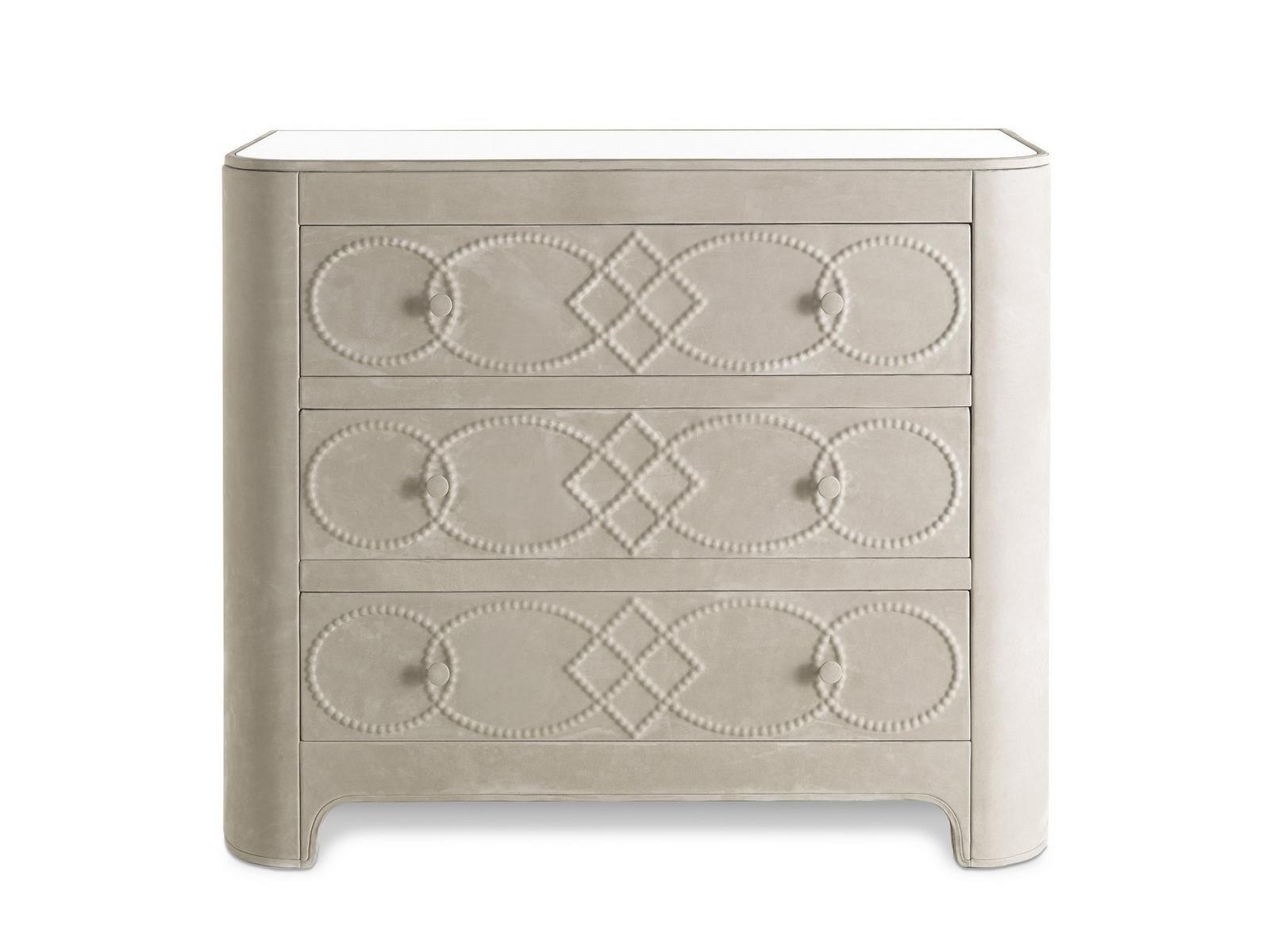Leather chest of drawers | Infinity by Gianfranco Ferre Home