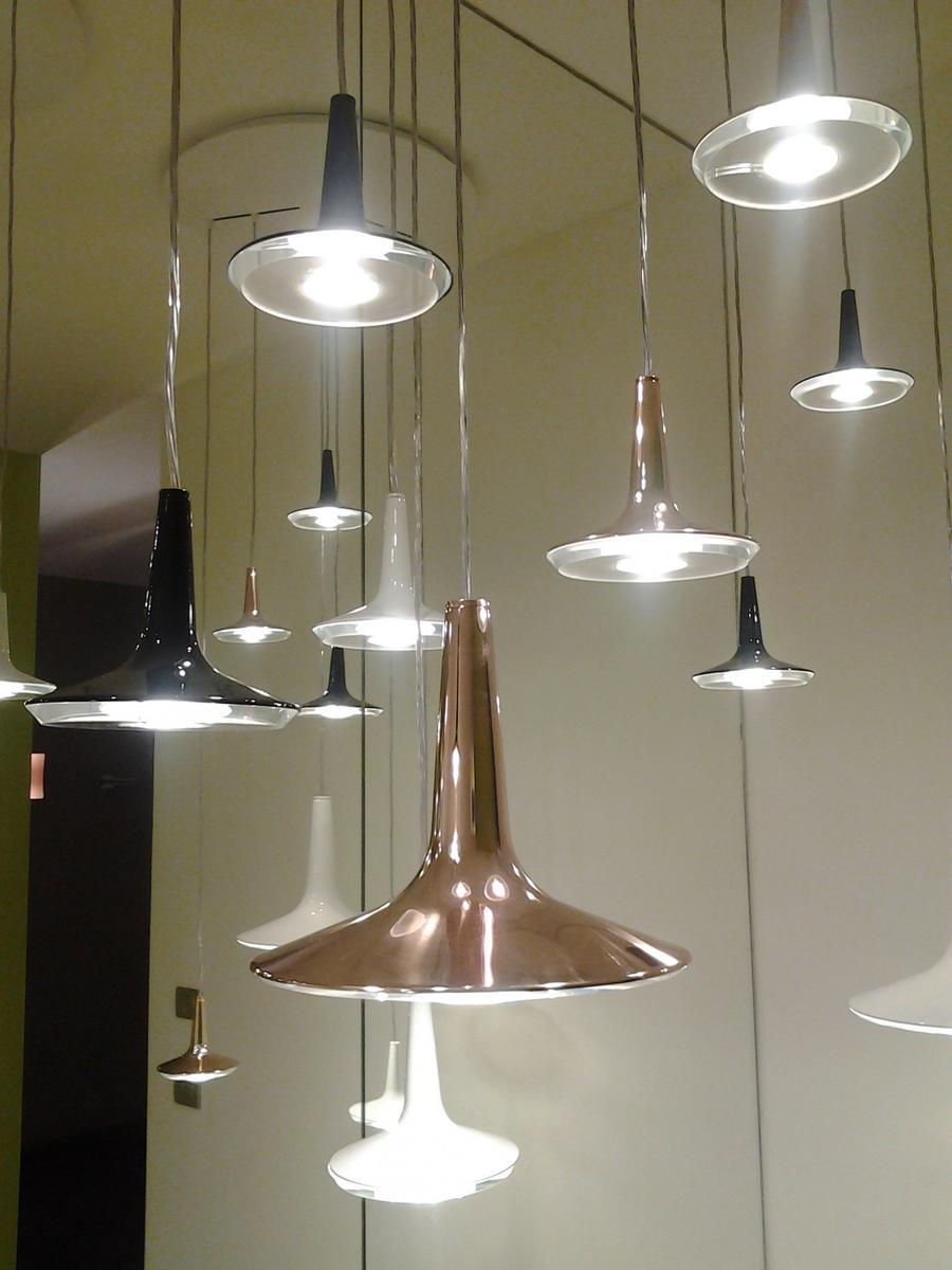 LED direct light aluminium pendant lamp | Kin - 478 by Oluce