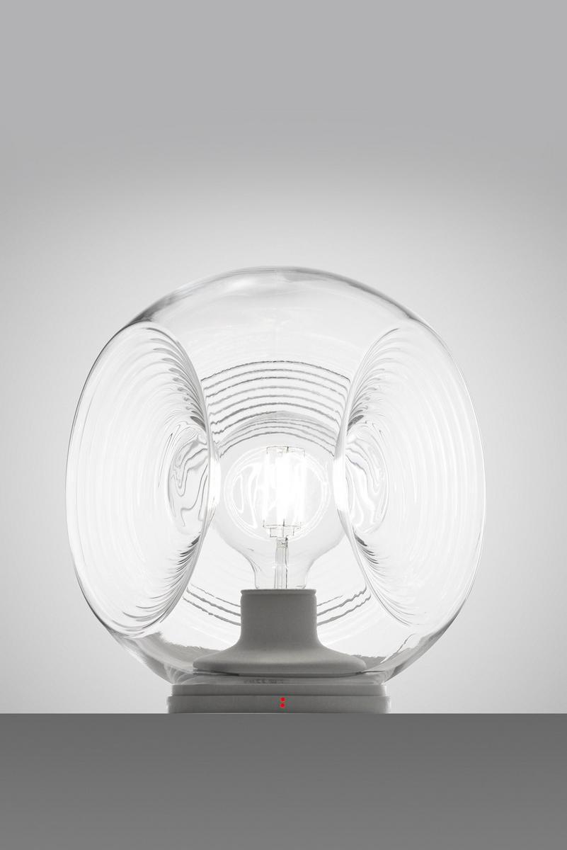 Fluorescent blown glass table lamp | Eyes by Fabbian