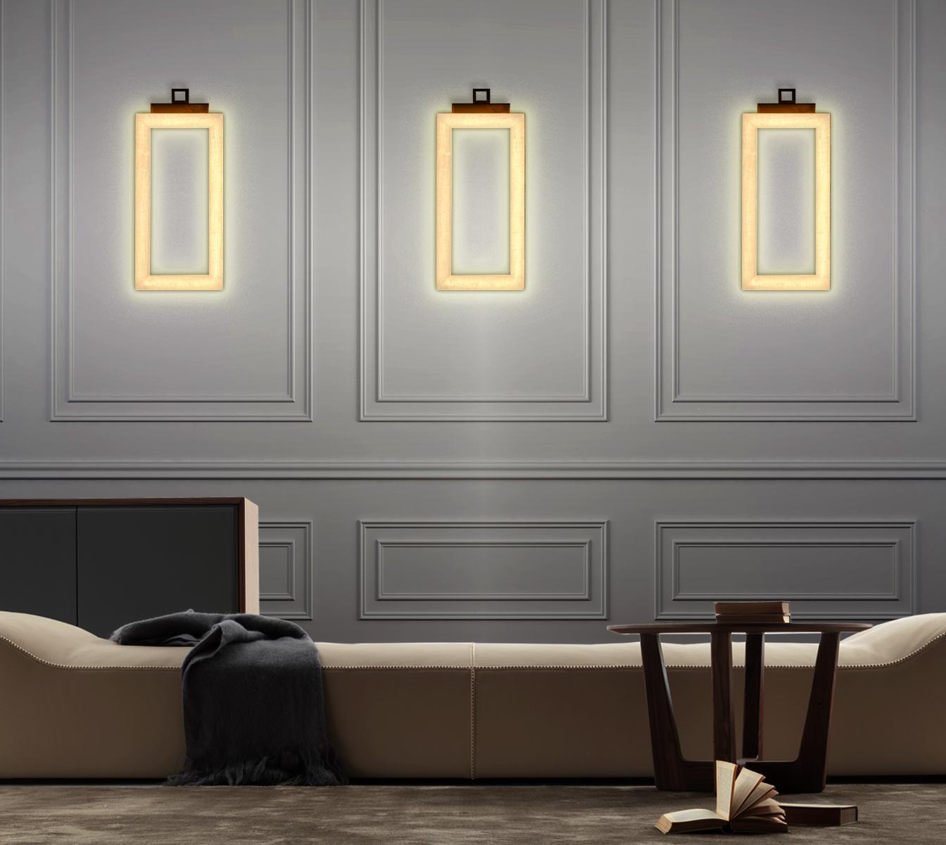 LED onyx wall light | Uffizi by Contardi