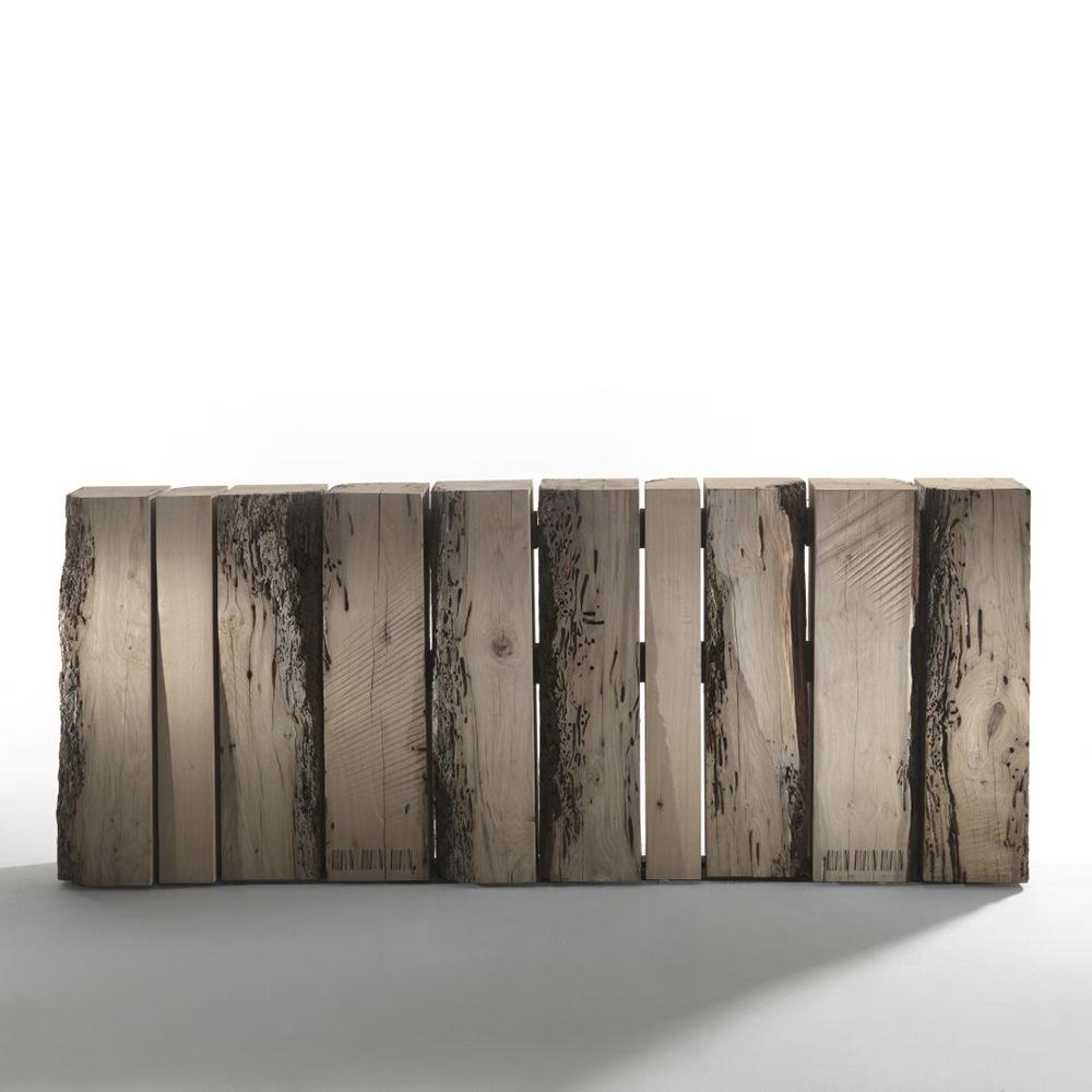 Rectangular wood console with drawers | Codice Briccole by Riva 1920