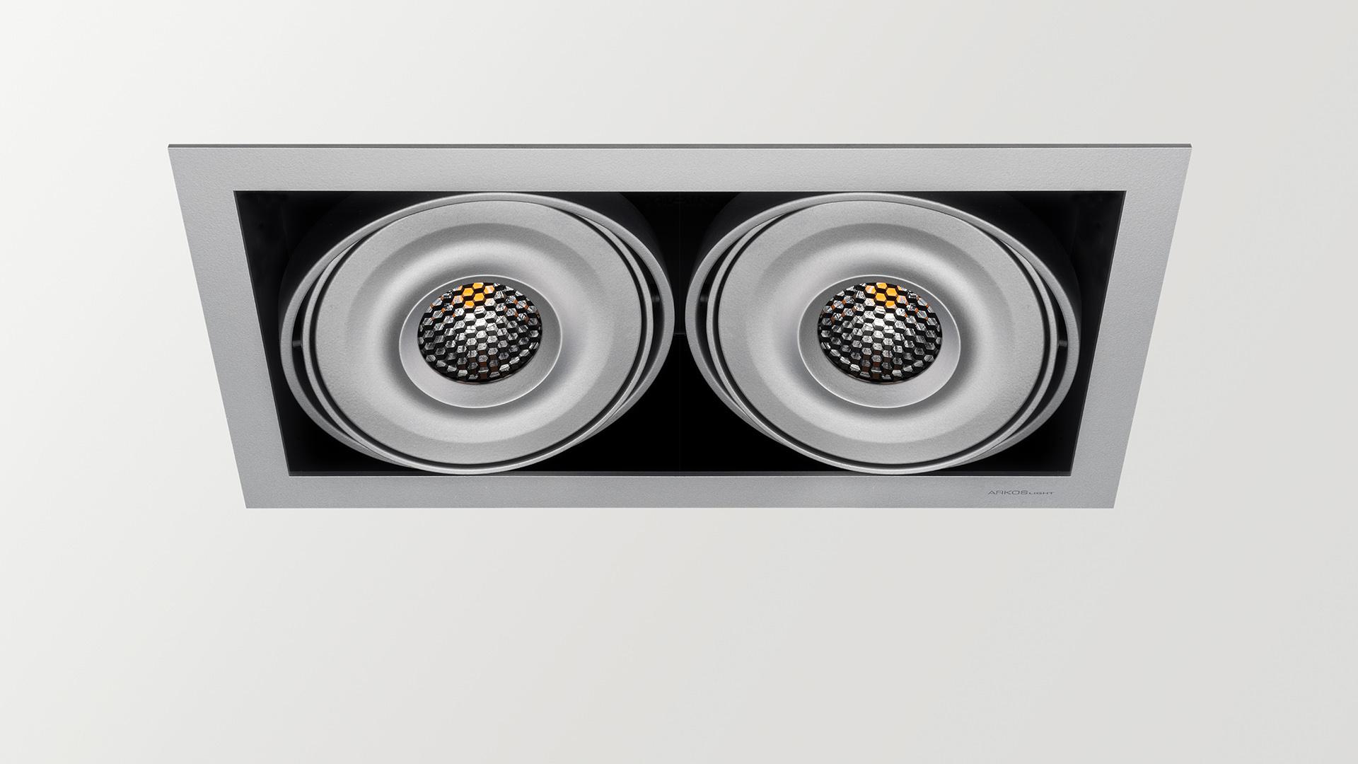 LED recessed aluminium spotlight |  by Arkoslight
