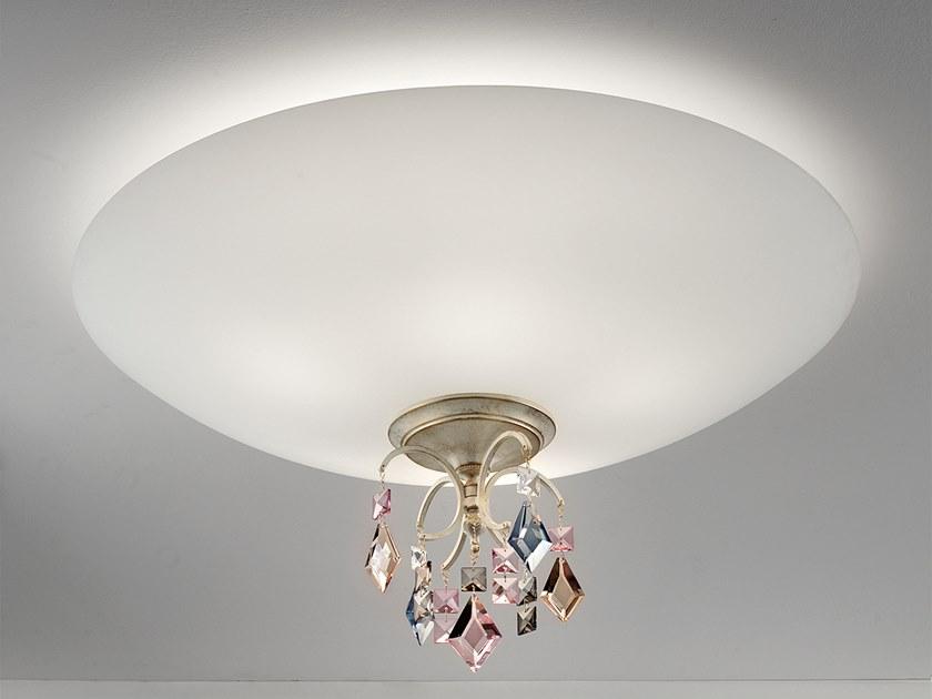Direct light painted metal ceiling lamp | Lizzi Pl5/pl3 by Masiero