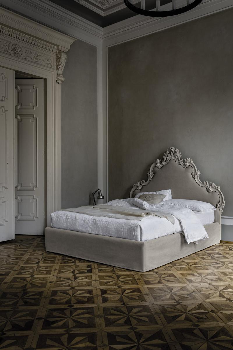 Double bed with high headboard | Mademoiselle by Bolzan letti