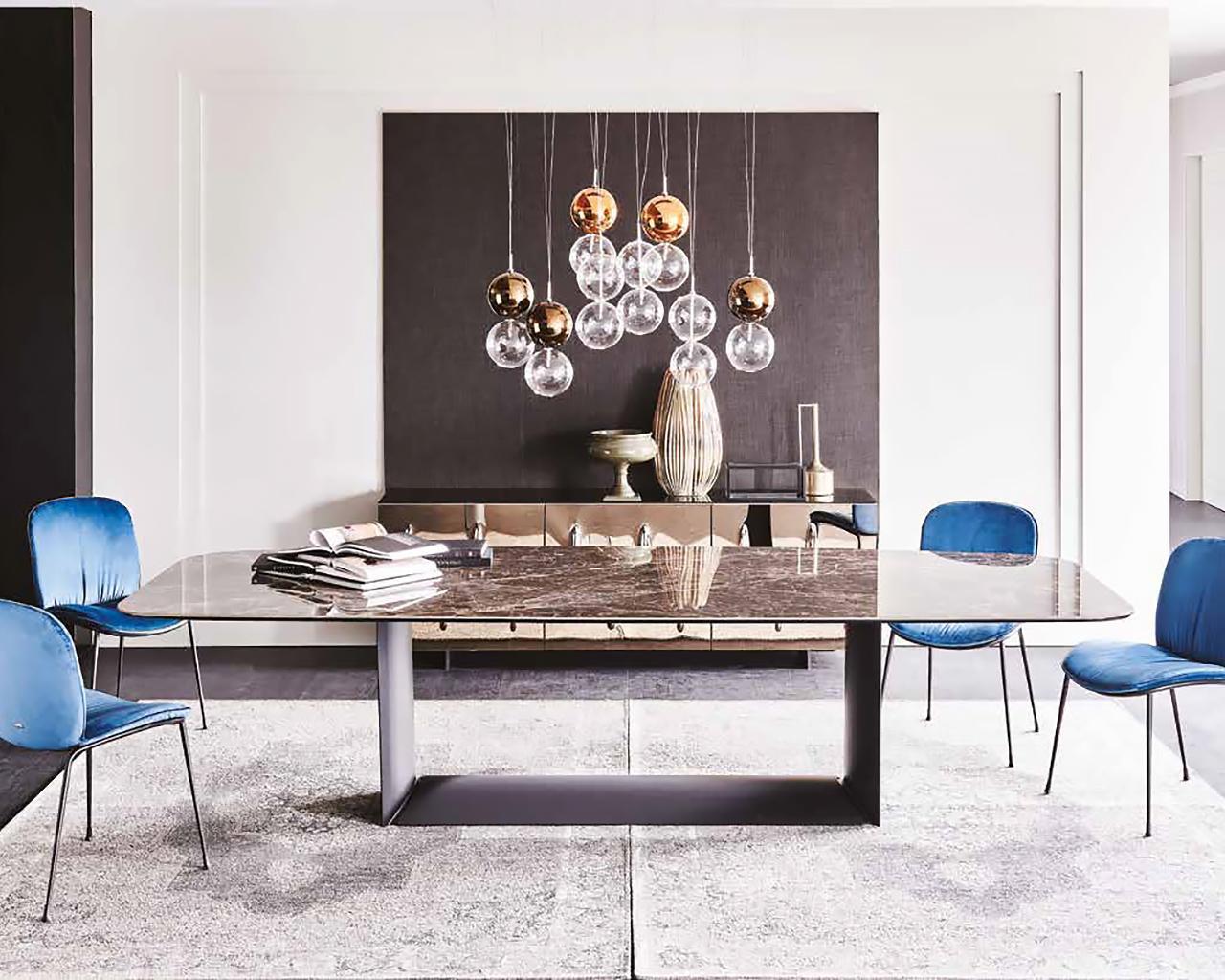 Oval metal table | Dragon by Cattelan Italia