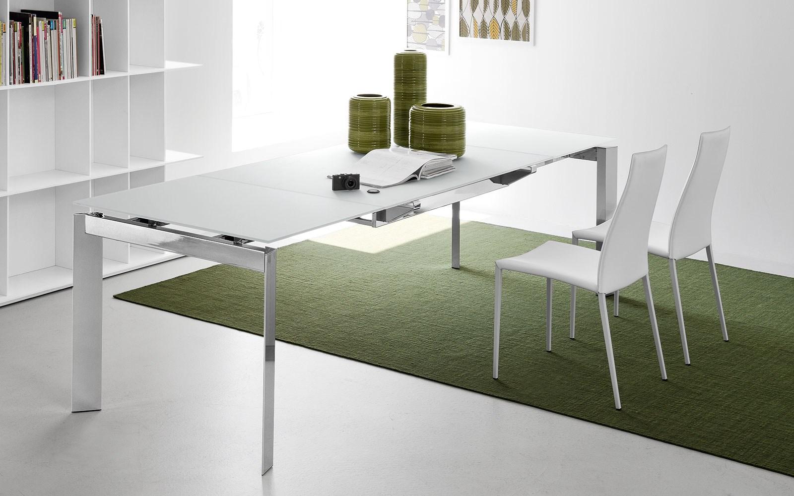 High-back bonded leather chair | Aida by Calligaris
