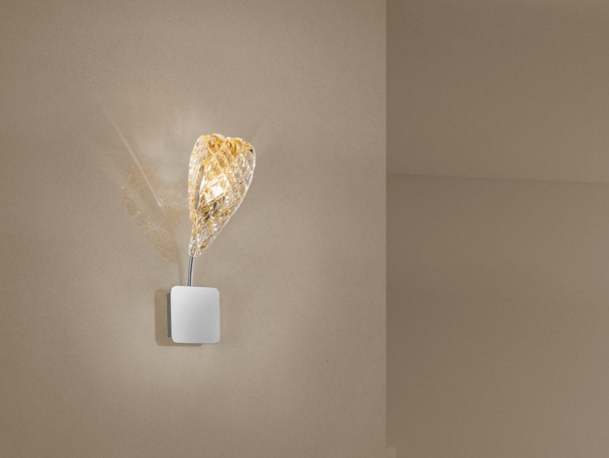 Glass wall light | Mocenigo by Sylcom