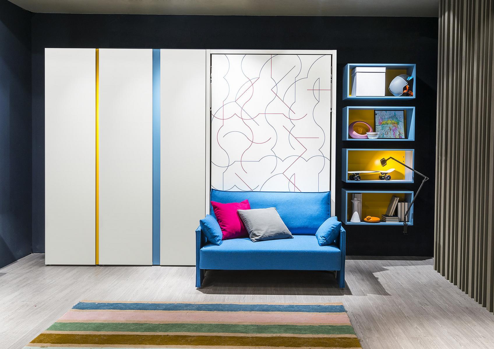 Convertible 2 seater sofa | Altea Book 120 Sofa by CLEI