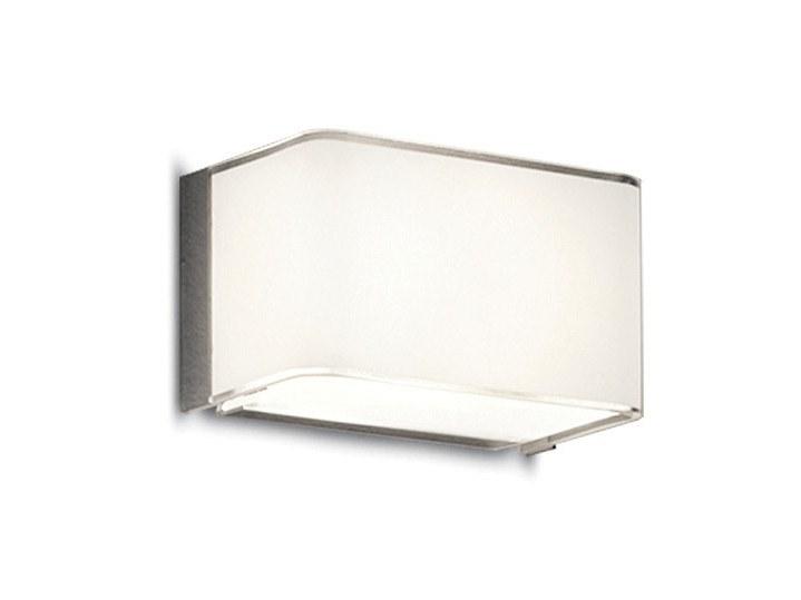 Fluorescent screen printed glass wall lamp | Block by Leucos