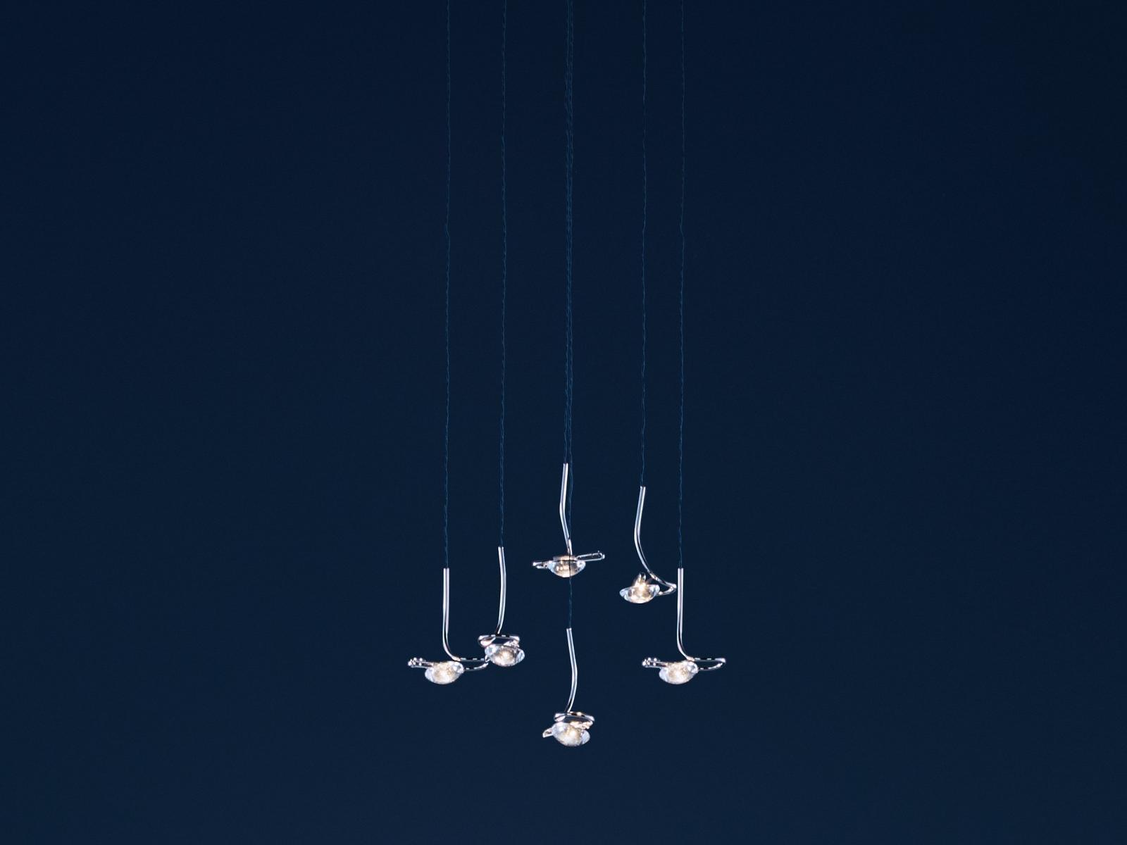LED pendant lamp | Jackie O Chandelier 6 / 9 / 12 by Catellani & Smith