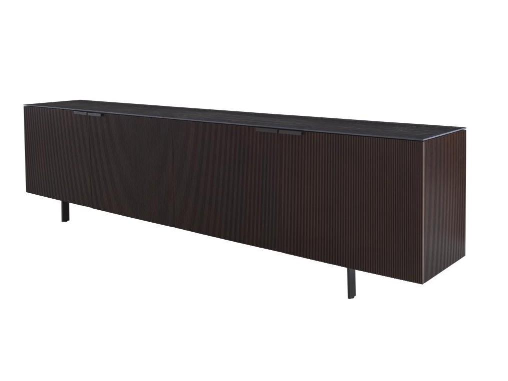 Walnut sideboard with doors | Selvans by Ligne Roset