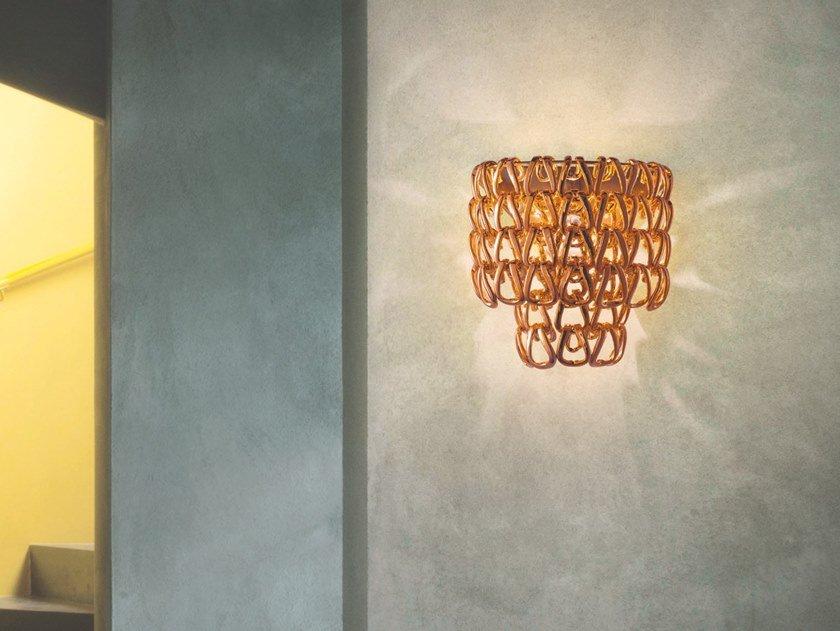 Crystal wall lamp | Minigiogali Ap by Vistosi