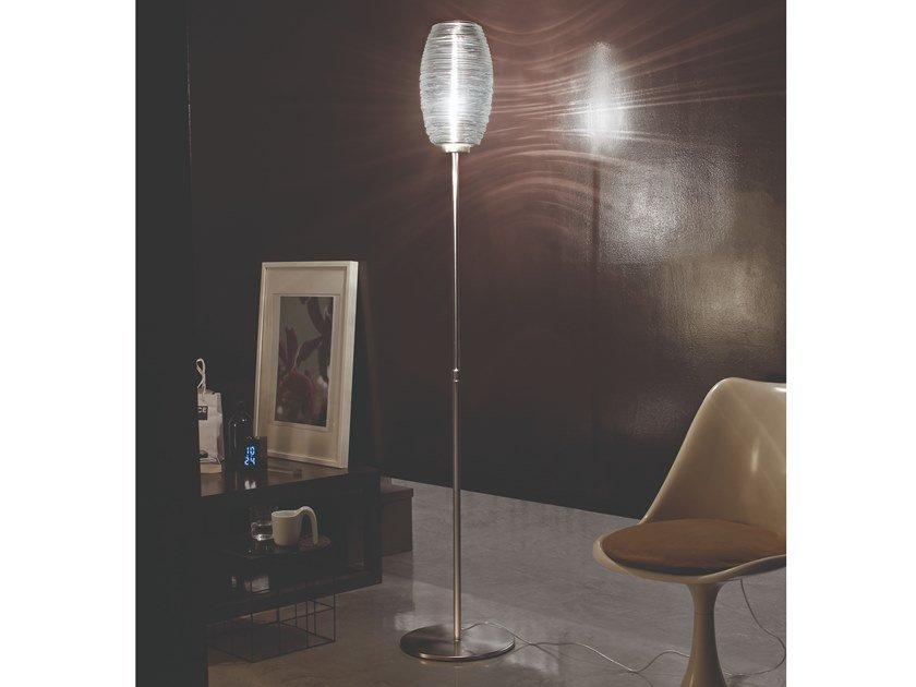 Glass floor lamp | Damasco Pt by Vistosi