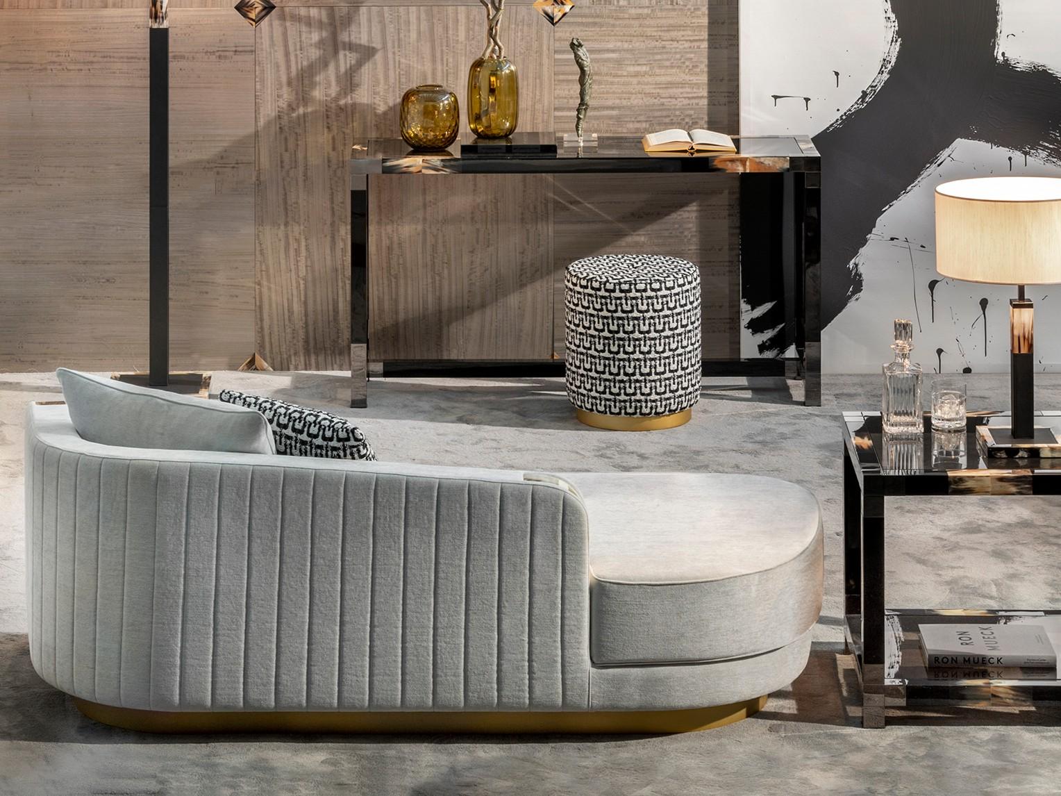 Chenille day bed | Afrodite 7043dxb by Arcahorn