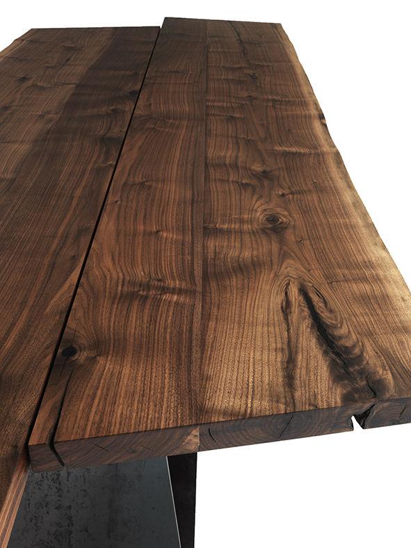 Rectangular veneer table | Bedrock by Riva 1920