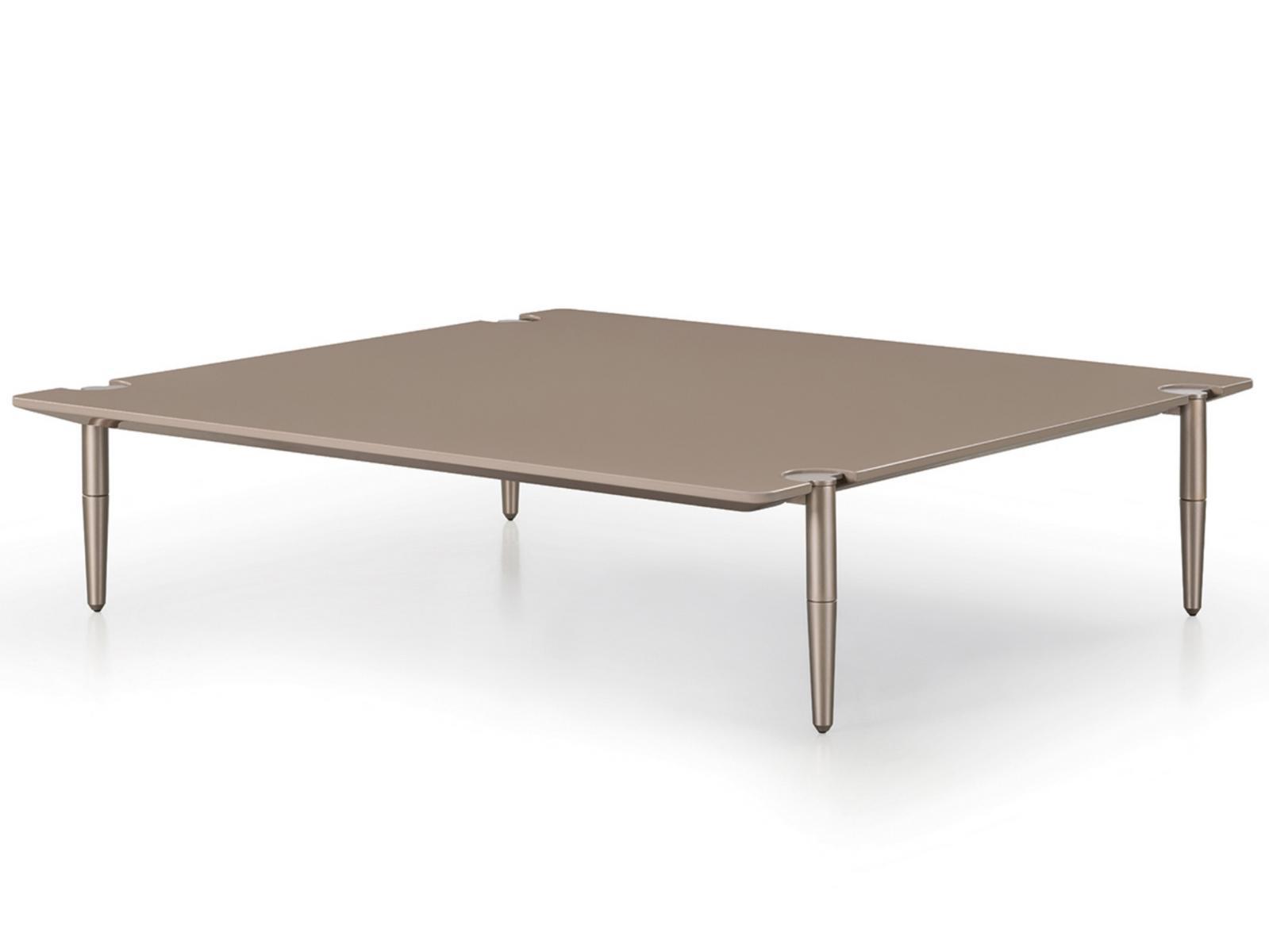 Square wooden coffee table | Zero by Turri