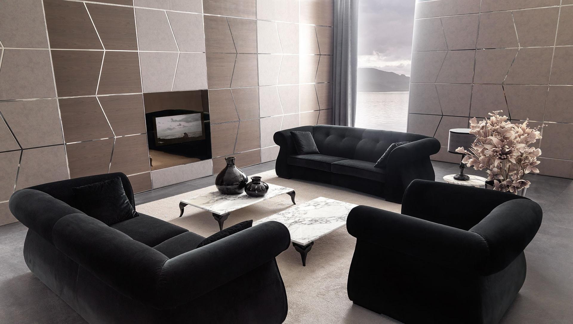 Marble coffee table for living room | Alice by Corte Zari