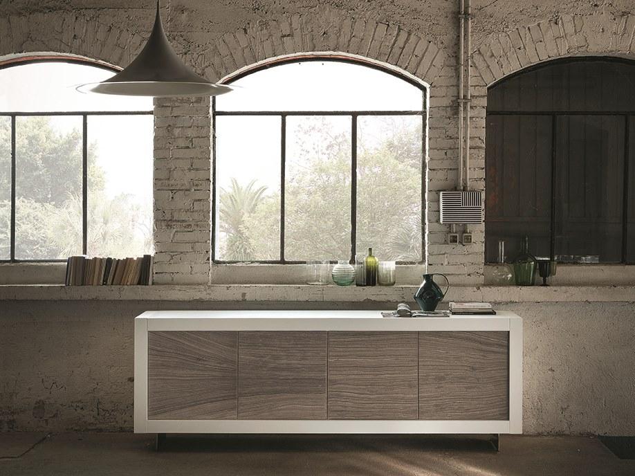 Wooden sideboard with doors | Picasso - Pietra by Riflessi