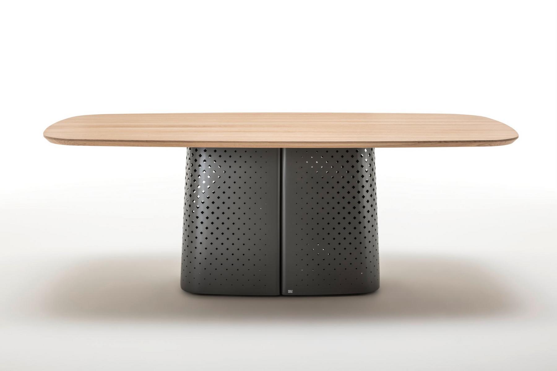 Rectangular wooden table | 929 by Rolf Benz