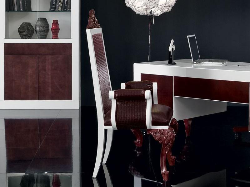 High-back chair with armrests | Minimal Baroque by Modenese Gastone