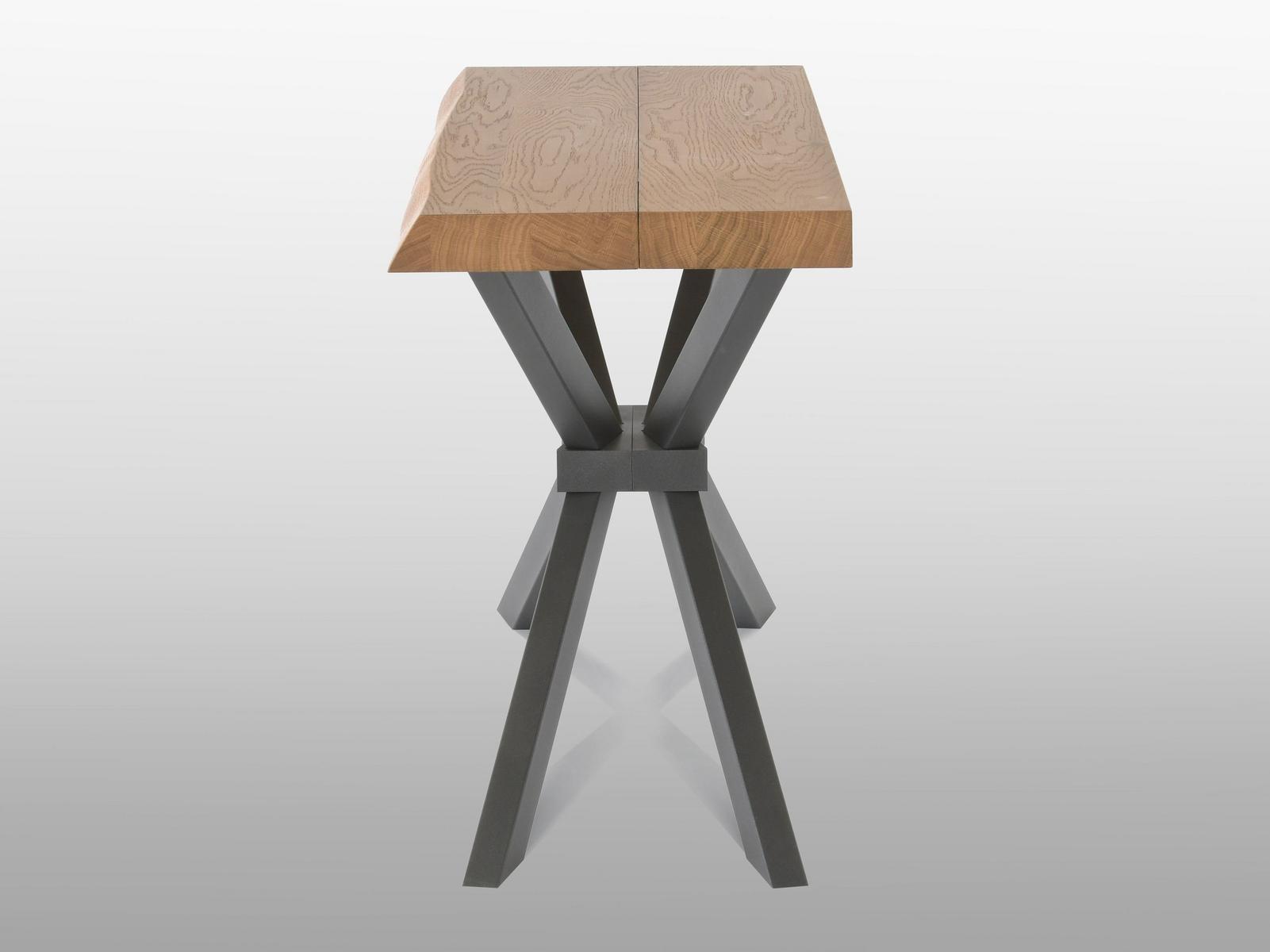 Extending rectangular oak console table | Shangai by Riflessi