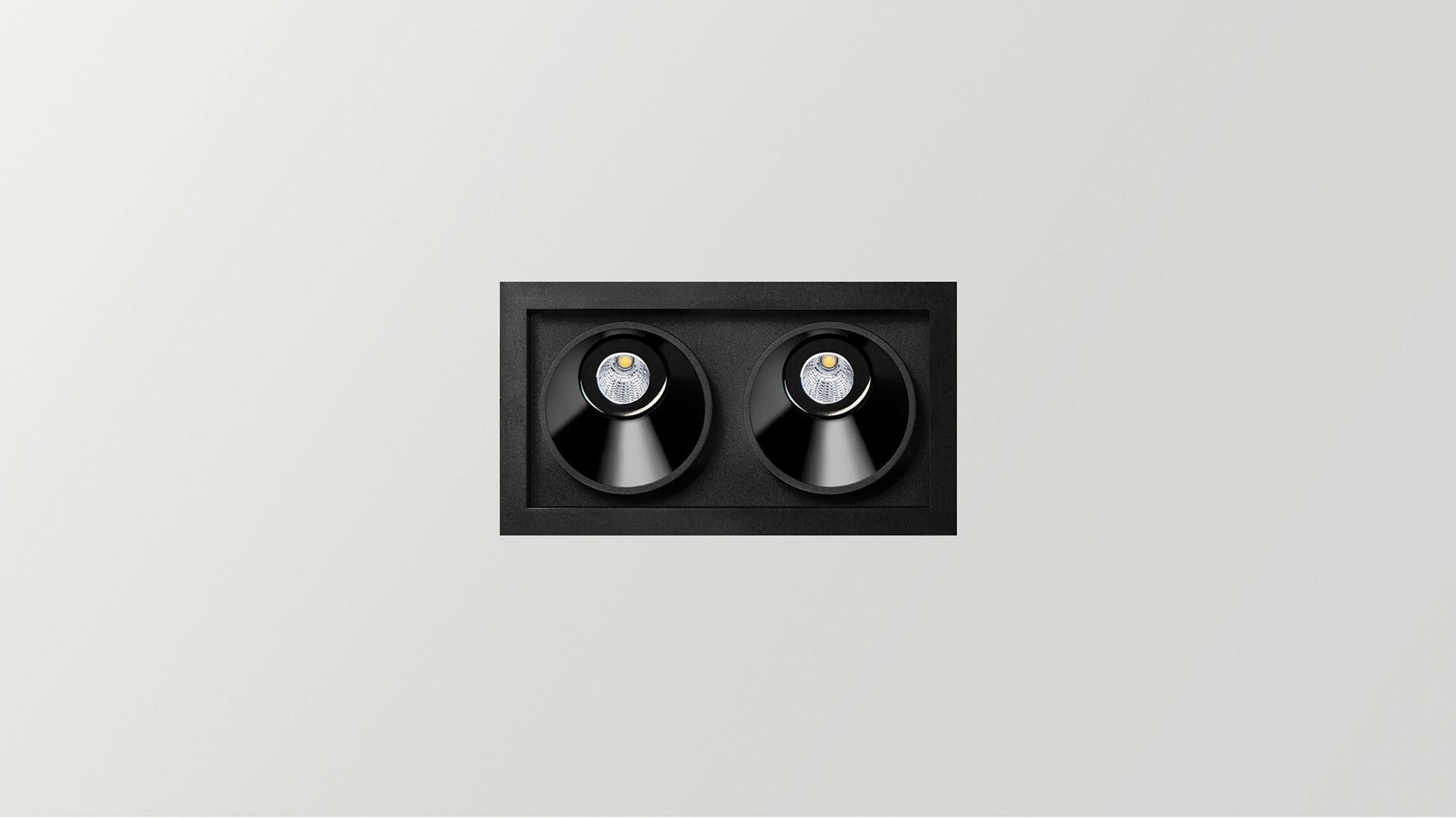 LED multiple recessed aluminium spotlight |  by Arkoslight