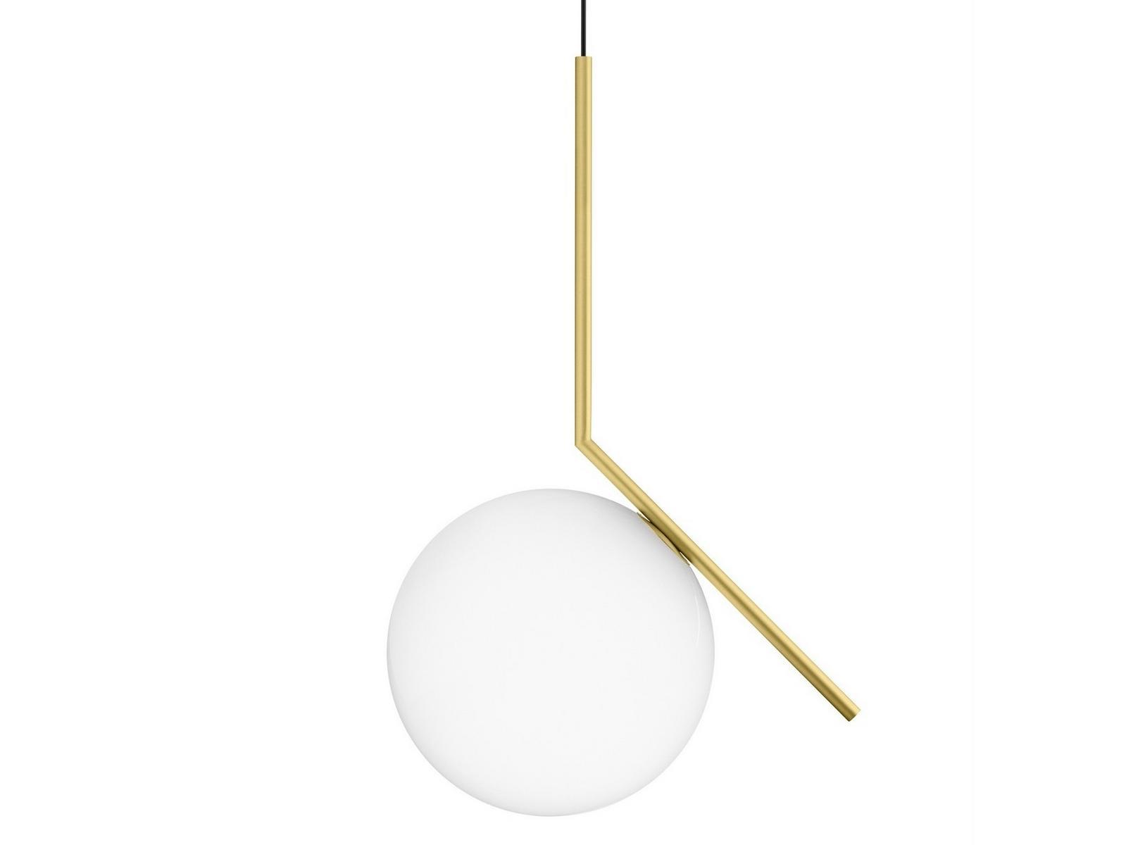 Brass pendant lamp | Ic Lights S2 by Flos