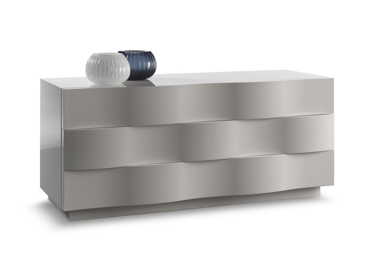 Wooden chest of drawers | Onda by Reflex